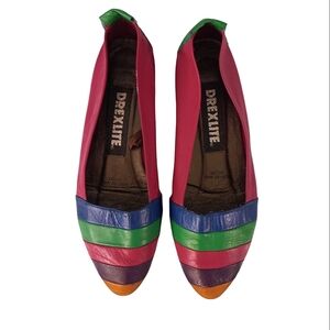 Vintage Drexlite Colourblock Flat Shoe